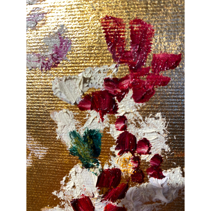 „Kirschblüten“Öl auf LeinwandClose Up2022